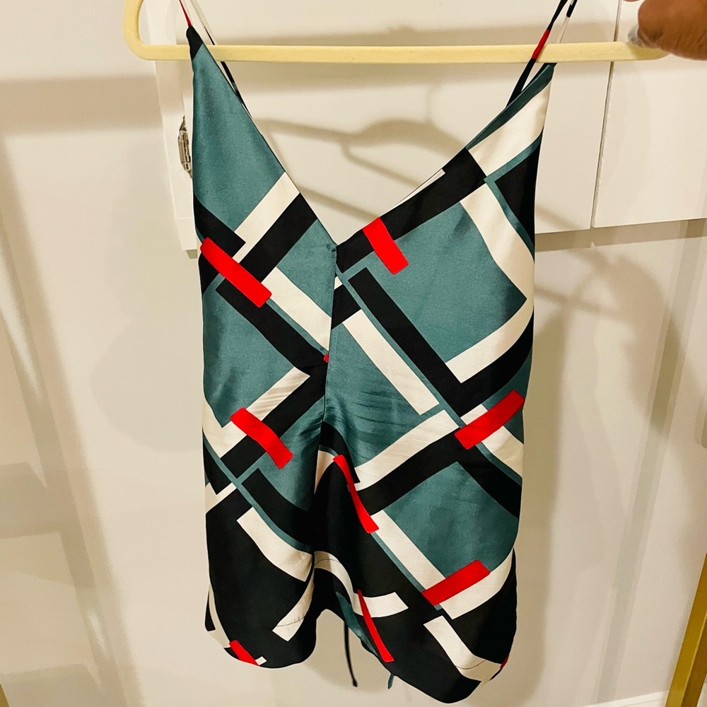 NWT Zara Geometric Print Top